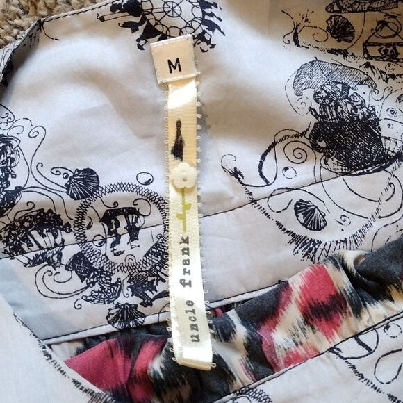 NWOT Uncle Frank Women's Size Medium, Cute Animal Print Midi Dress - Picture 5 of 10